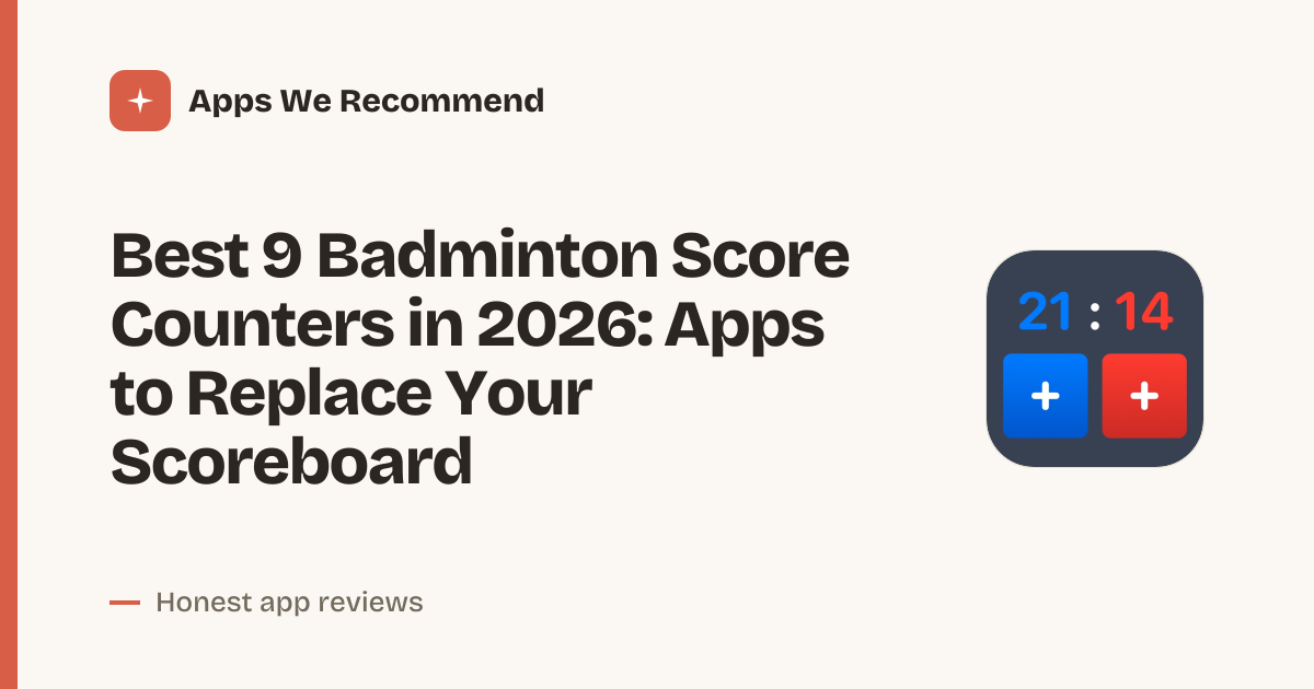 Cover for Best 9 Badminton Score Counters in 2026: Track Every Rally