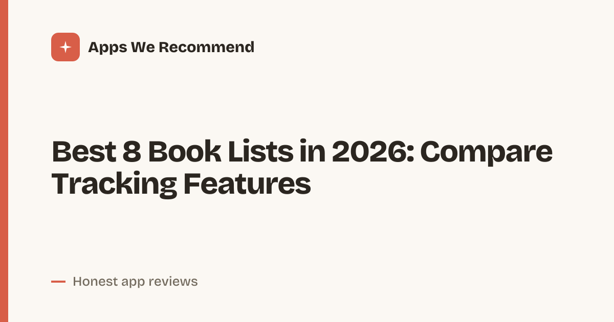 Cover for Best 8 Book Lists in 2026: Find Your Next Favorite