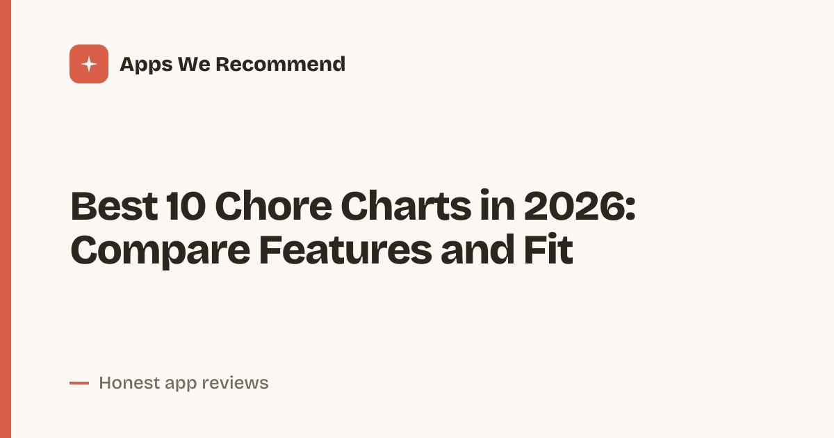 Cover for Best 10 Chore Charts in 2026: Compare Family Tools