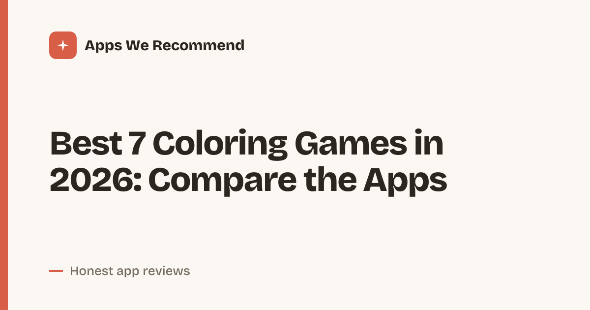 Cover for Best 7 Coloring Games in 2026: Creative Picks