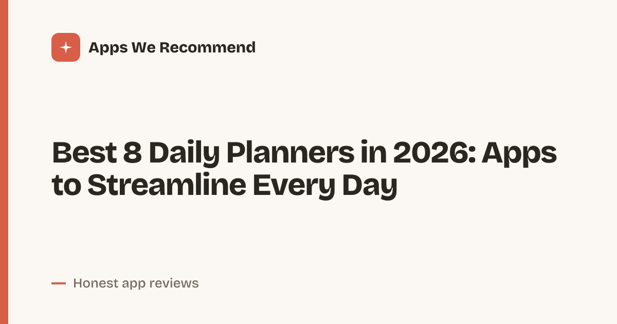 Cover for Best 8 Daily Planners in 2026: Organize Your Day Smarter