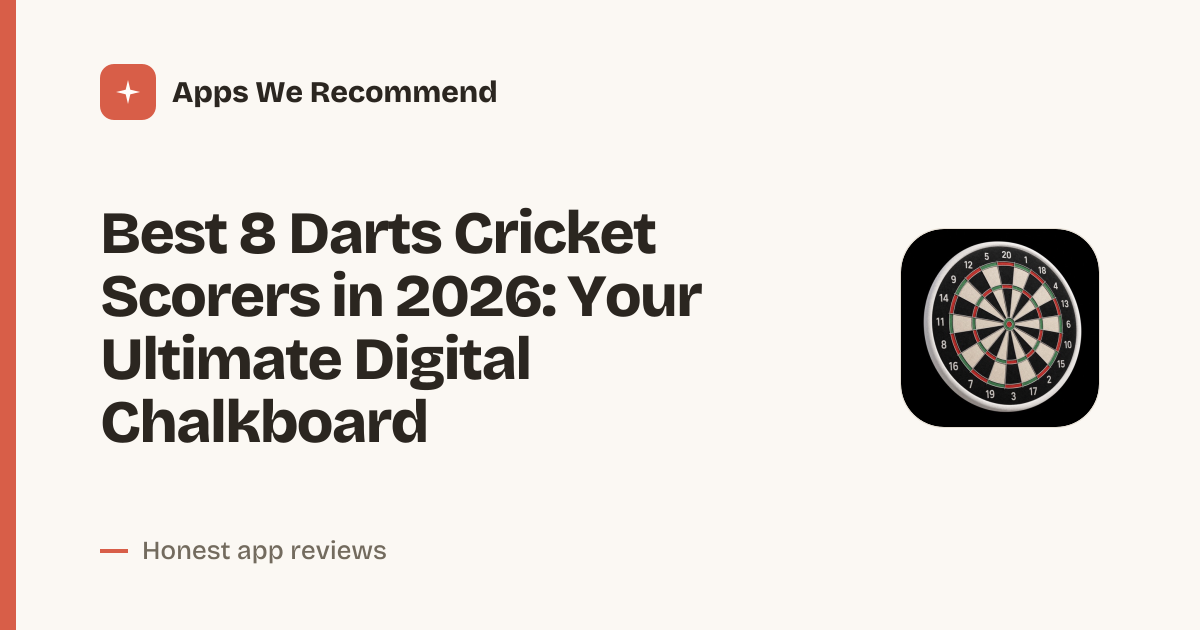 Cover for Best 8 Darts Cricket Scorers in 2026: Score Flawlessly Every
