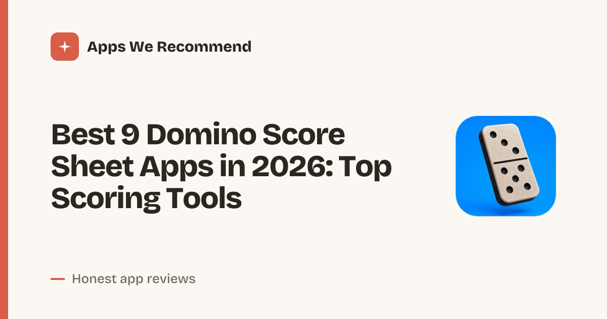 Cover for Best 9 Domino Score Sheet Apps in 2026: Keep Score Fast