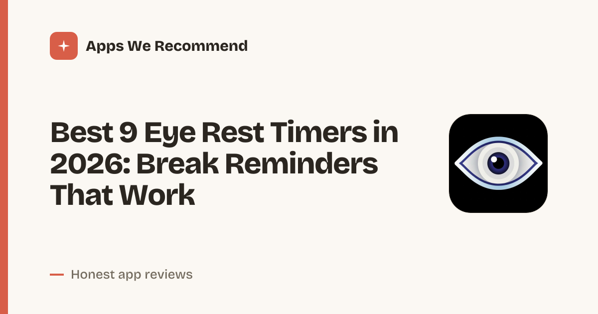 Cover for Best 9 Eye Rest Timers in 2026: Protect Your Vision Now