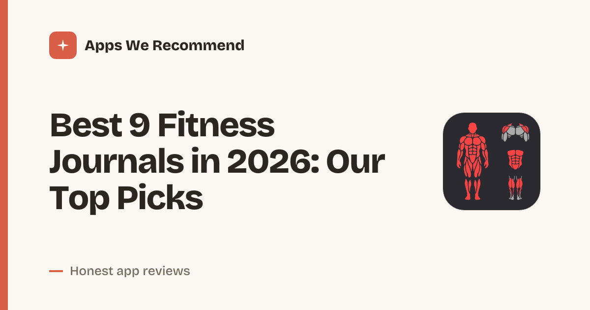 Cover for Best 9 Fitness Journals in 2026: Track Smarter
