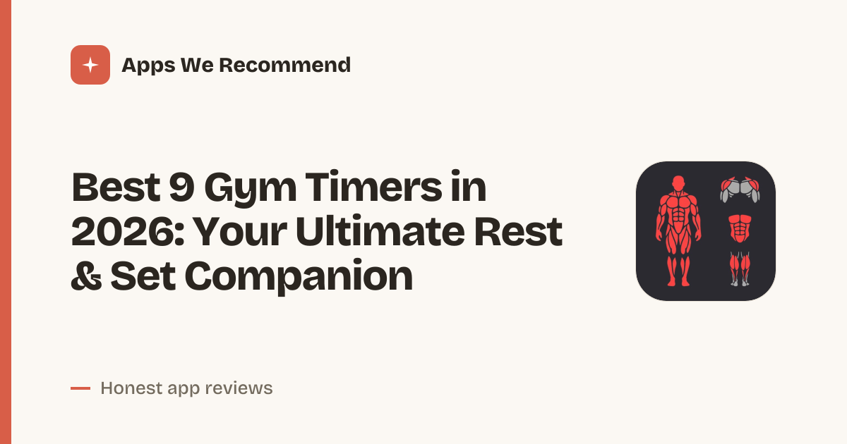 Cover for Best 9 Gym Timers in 2026: Track Rest, Boost Gains