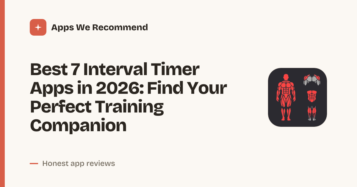 Cover for Best 7 Interval Timer Apps in 2026: Perfect Your Work-Rest Ratios