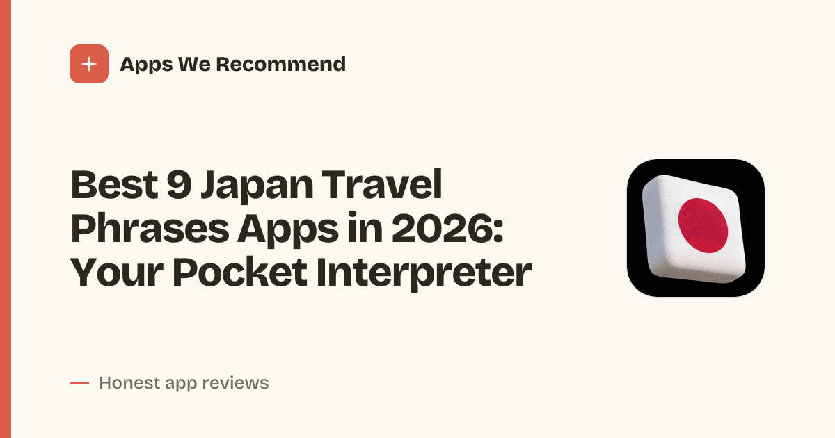 Cover for Best 9 Japan Travel Phrases Apps in 2026: Speak Like a Local