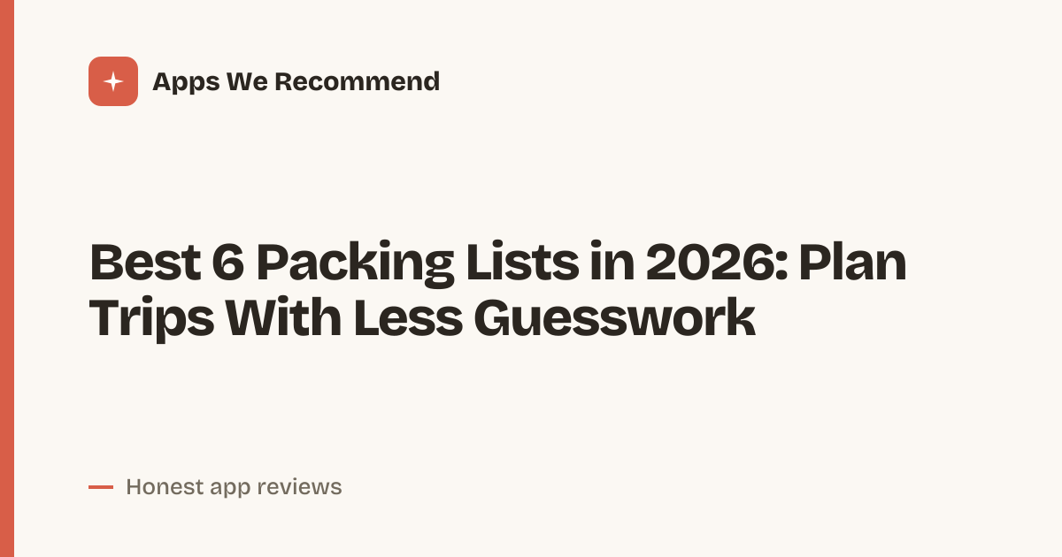 Cover for Best 6 Packing Lists in 2026: Pack Smarter Trips