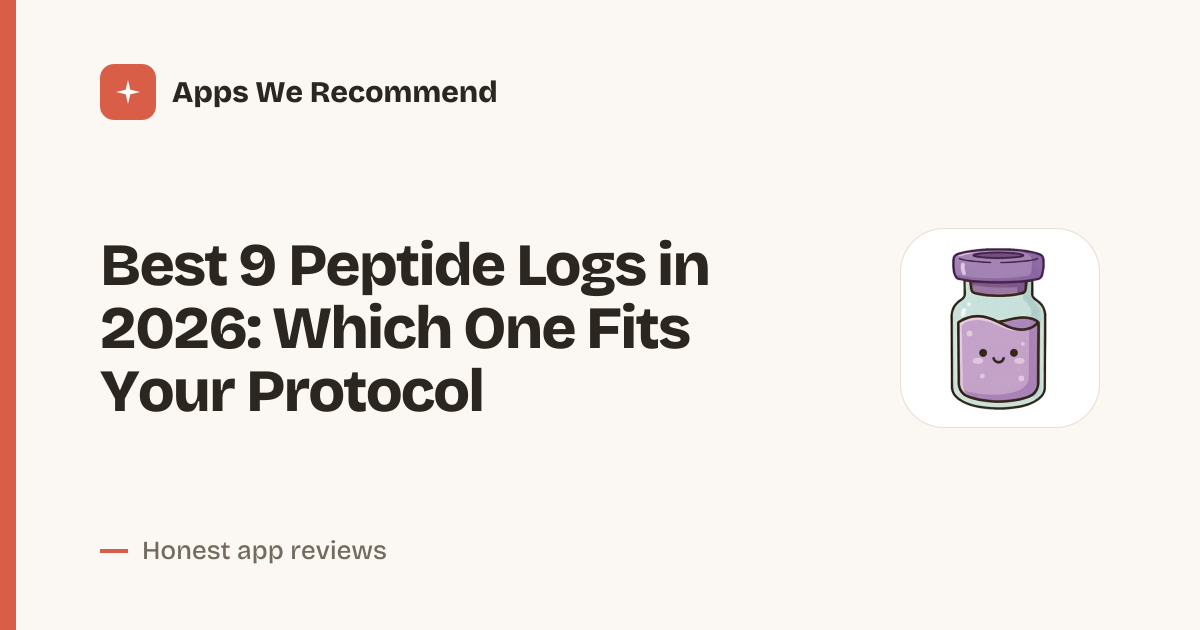 Cover for Best 9 Peptide Logs in 2026: Track Your Research