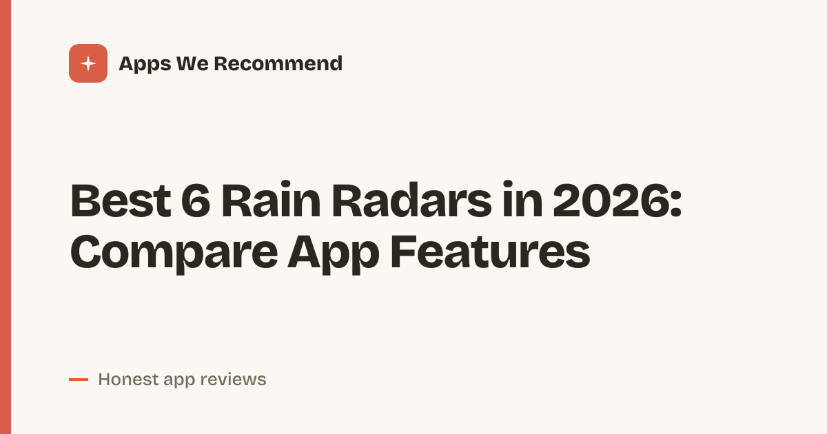 Cover for Best 6 Rain Radars in 2026: Compare Radar Features