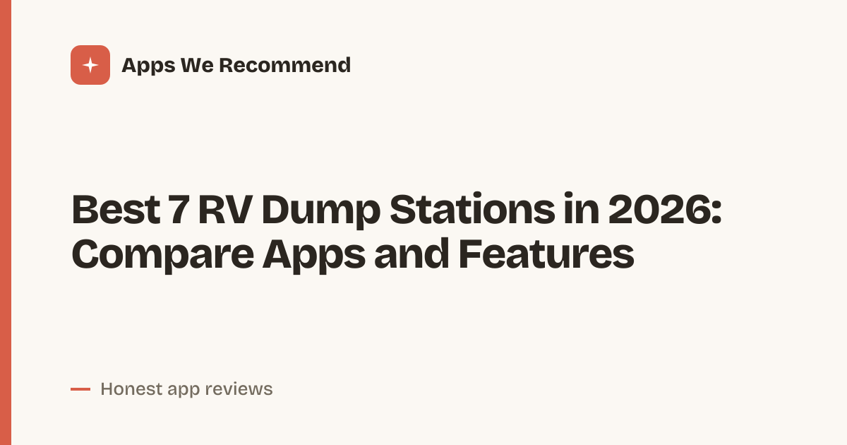 Cover for Best 7 RV Dump Stations in 2026: Find Your Next Stop
