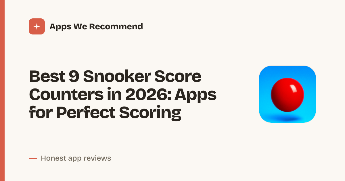 Cover for Best 9 Snooker Score Counters in 2026: Track Every Frame