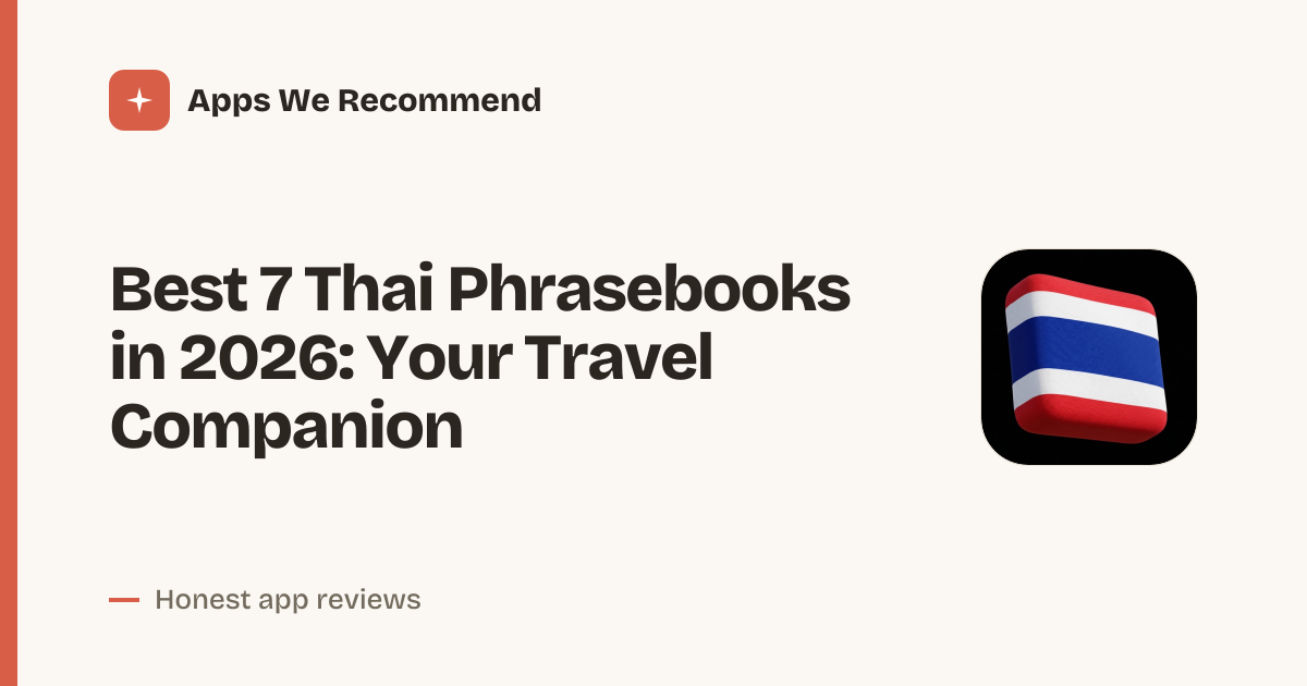 Cover for Best 7 Thai Phrasebooks in 2026: Speak Like a Local