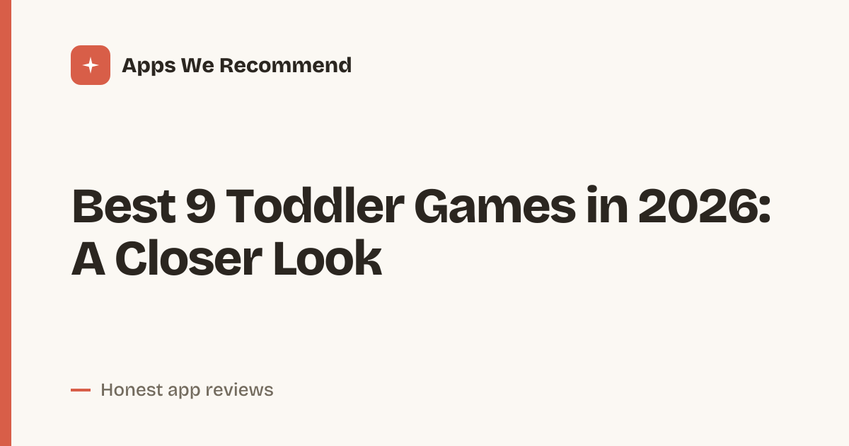 Cover for Best 9 Toddler Games in 2026: Playful Picks Compared